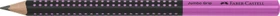 Faber-Castell Two Tone Jumbo Grip Bleistift B graphit, pink/schwarz