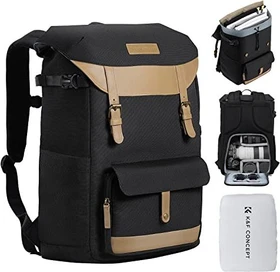 K&F Concept Kamerarucksack Rolltop 20L schwarz