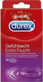 Durex Gefühlsecht Extra Feucht, 10 Stück