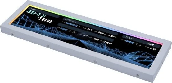 Lian Li 8.8" Universal Screen, Hardware Monitor, weiß, 8.8"