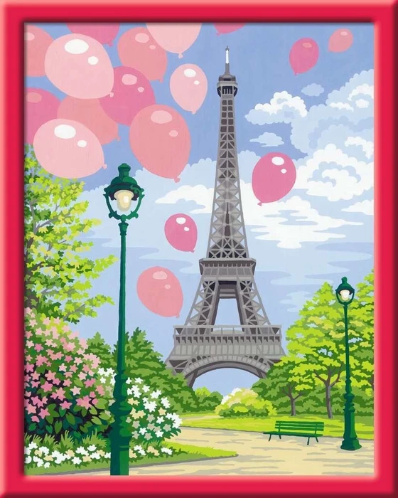 Ravensburger Malen nach Zahlen Frühling in Paris