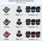 Redragon K630 Dragonborn, schwarz, LEDs RGB, hot-swap, Redragon BLUE, USB, US Vorschaubild