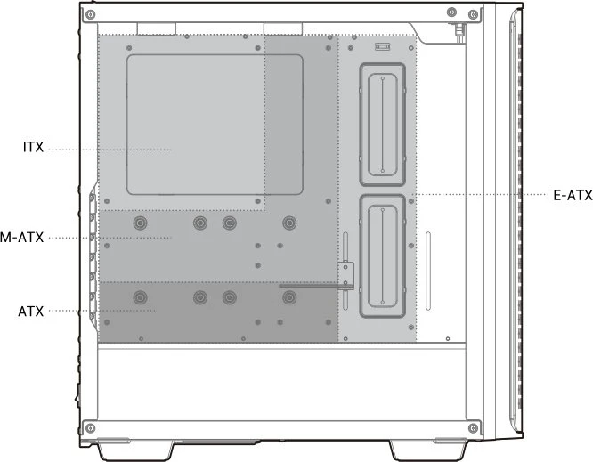 DeepCool CK560, weiß, Glasfenster