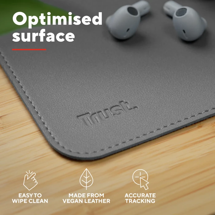 Trust Benya XXL Desk Pad, 900x430mm, grau