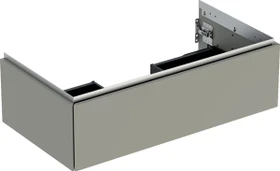 Geberit ONE Unterschrank für Waschtisch, mit einer Schublade, 90cm, greige/lackiert matt
