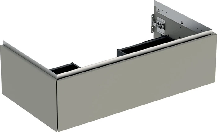 Geberit ONE Unterschrank für Waschtisch, mit einer Schublade, 90cm, greige/lackiert matt