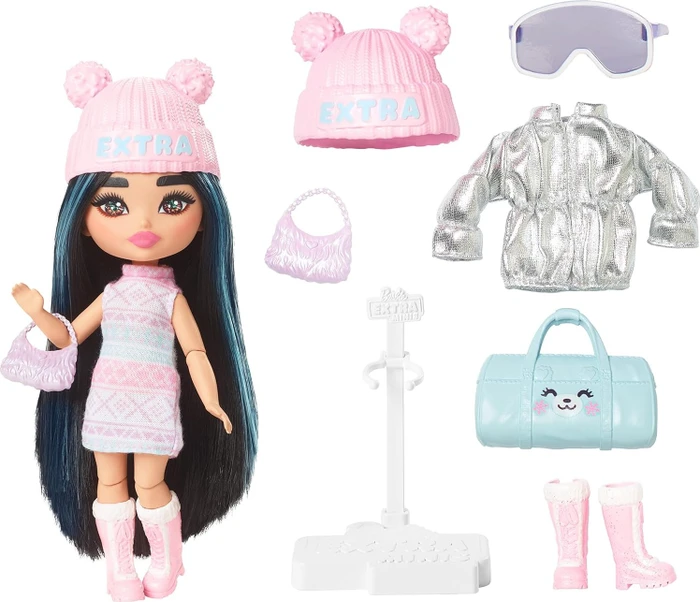 Mattel Barbie - Extra Minis Puppe Winter Mode