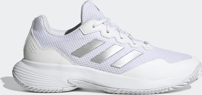 adidas Gamecourt 2.0 cloud white/silver metallic (Damen)