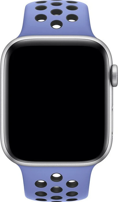 Apple Nike Sportarmband S/M und M/L für Apple Watch 44mm Royal Pulse/schwarz