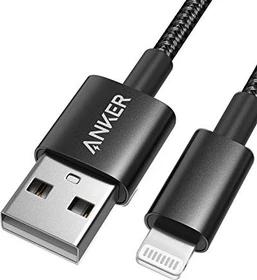 Anker Premium Double-Braided Nylon Lightning 0.9m schwarz