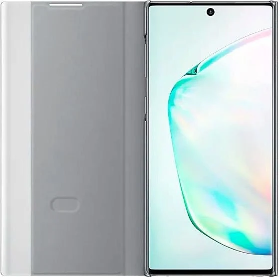 Samsung Clear View Cover für Galaxy Note 10 silber