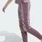 adidas Optime Hose 7/8 sandy pink/shadow fig/reflective silver (Junior) Vorschaubild