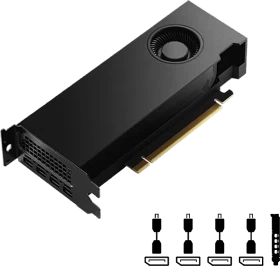PNY RTX 4000 SFF Ada Generation, 20GB GDDR6, 4x mDP, bulk