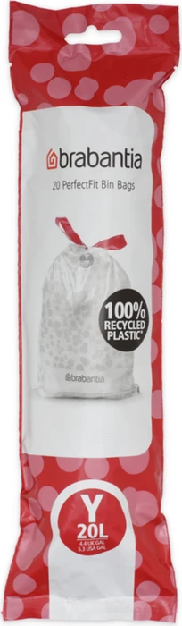 Brabantia PerfectFit Müllbeutel Typ Y 20l, 20 Stück