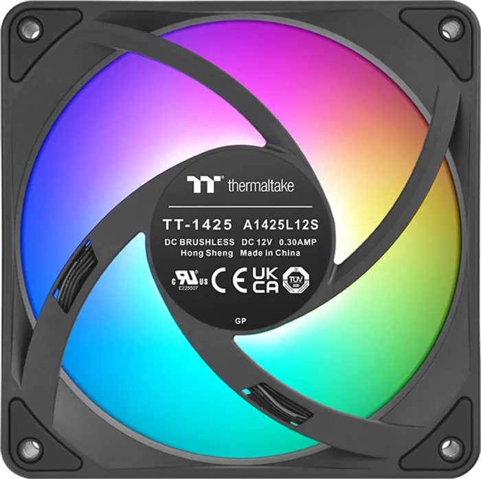 Thermaltake CT140 EX ARGB Sync Black, schwarz, 140mm, 3er-Pack