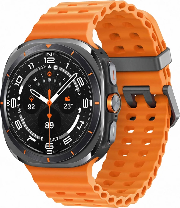 Samsung Galaxy Watch Ultra Grau/Orange WiFi 47mm Smartwatch Image