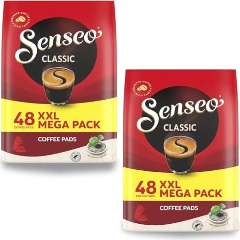 Douwe Egberts Senseo Klassisch Kaffeepads, 96 Stück (2x 48 Stück)