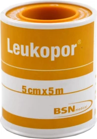 BSN medical Leukopor Fixierpflaster,  5cm x 5m,     1 Stück