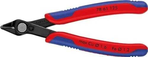 Knipex Electronic Super Knips Elektronik-Seitenschneider, 12.5cm