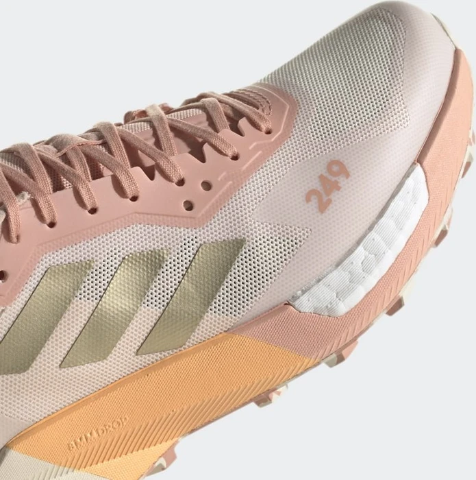 adidas Terrex Agravic Ultra wonder white/gold metallic/acid orange (Damen)