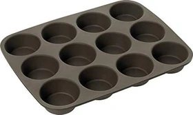 Lurch FlexiForm 12er American Muffin-Backform braun