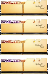 G.Skill Trident Z Royal gold UDIMM 32GB Kit, DDR4-4000, CL17-18-18-38