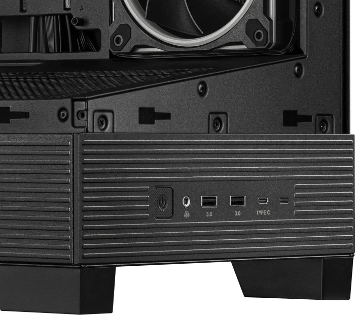 ASUS A31 Plus TG ARGB Black, Glasfenster