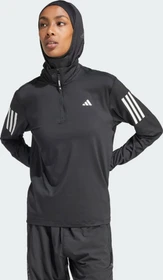 adidas Own The Run Half-Zip Laufshirt langarm schwarz (Damen)
