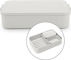 Brabantia Make & Take Bento Lunchbox L Aufbewahrungsbehälter light grey