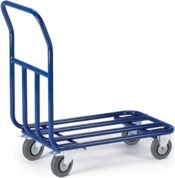 Rollcart Rohr Transportwagen 80x50cm blau