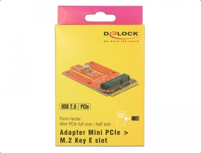 DeLOCK mPCIe -> M.2 PCIe/USB