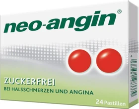 Neo-Angin zuckerfrei Pastillen, 24 Stück