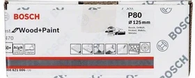 Bosch Professional C470 Best for Wood and Paint Schleifblatt K80, 125mm, 50 Stück