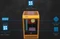 Thermaltake The Tower 100 Metallic Gold, orange, Glasfenster, Mini-ITX Vorschaubild