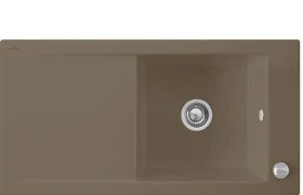 Villeroy & Boch Timeline 60 Einbau Becken reversibel mit Ablauffernbedienung timber