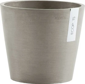 Ecopots Kunststoff-Topf Amsterdam 20cm taupe