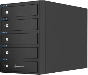 Sharkoon 5-Bay RAID Box, USB-B 3.0/eSATA