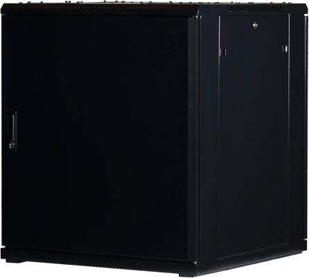 Rockstable 19" Serverschrank 18HE, Sicherheitsglastür, IP2X, schwarz, 800mm tief