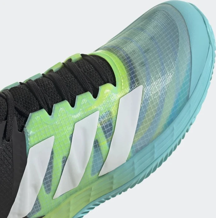 adidas Adizero Ubersonic 4 Clay Court core black/cloud white/pulse lime (Damen)