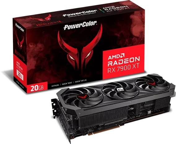 PowerColor Red Devil Radeon RX 7900 XT, 20GB GDDR6, HDMI, 3x DP