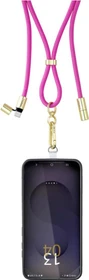 Intenso Cell Phone Charging Lanyard 1.65m neon pink