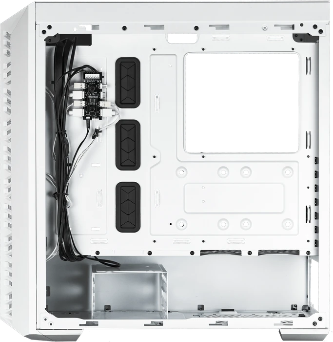 Cooler Master MasterBox 520, weiß, Glasfenster