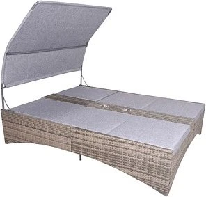 Garden Pleasure Pescara Doppelliege grau