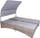 Garden Pleasure Pescara Doppelliege grau (970408)