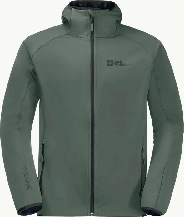 Jack Wolfskin Feldberg Hoody Funktionsjacke hedge green (Herren)