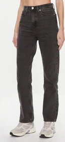 Calvin Klein High Rise Straight Jeans denim black (Damen)