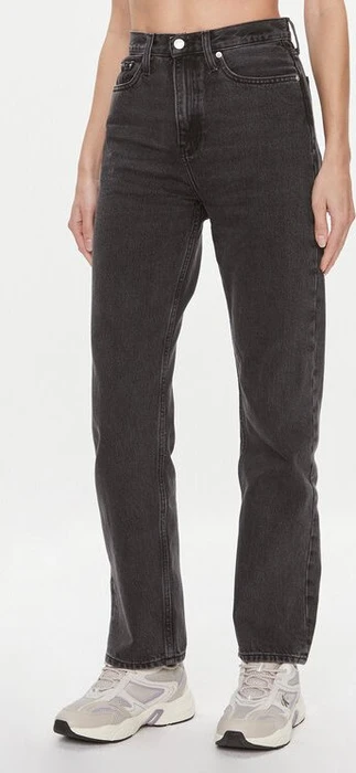 Calvin Klein High Rise Straight Jeans denim black (Damen)