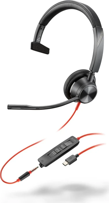 Poly Blackwire 3315, USB-C/A