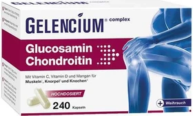 Gelencium Glucosamin Chondroitin Kapseln, 240 Stück