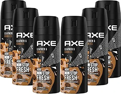 AXE Collision Leather & Cookies Deodorant Spray, 150ml